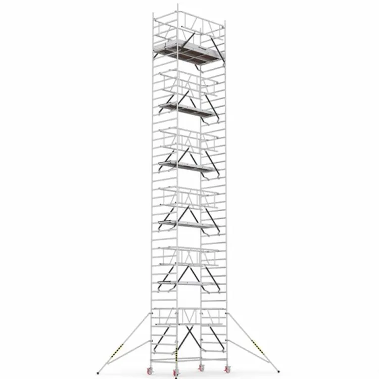 Torre de Andaime Móvel PERSUM Altezza Top L1360 13.60 M 120x240 CM