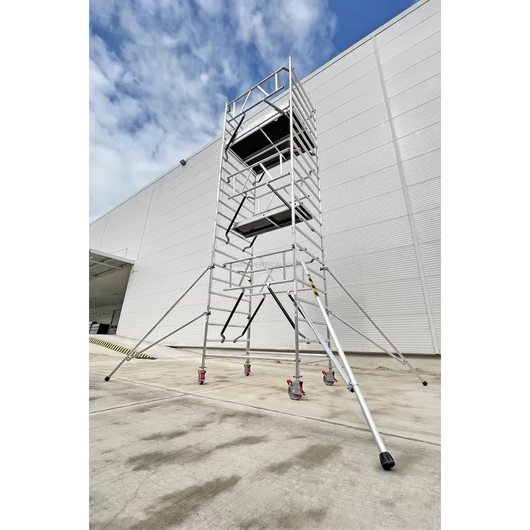 Torre Móvel de Alumínio PERSUM Altezza Top L430 4,30m 120x240cm