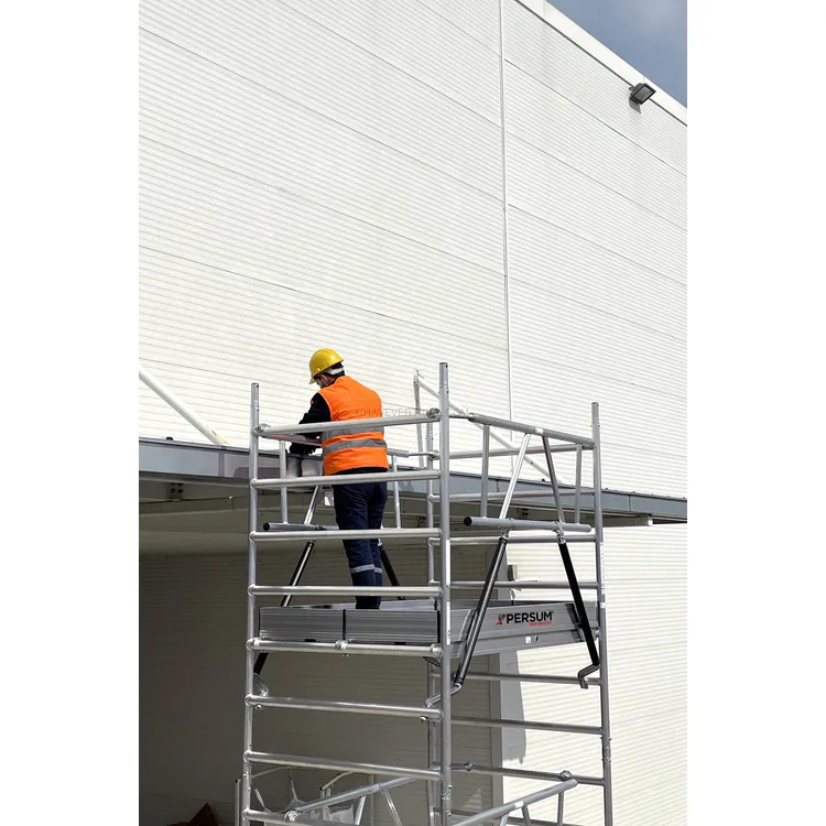 Torre Móvel de Alumínio PERSUM Altezza Top L730 7,30m 120×240cm Torre Móvel de Alumínio PERSUM Altezza Top L730 7,30m 120×240cm