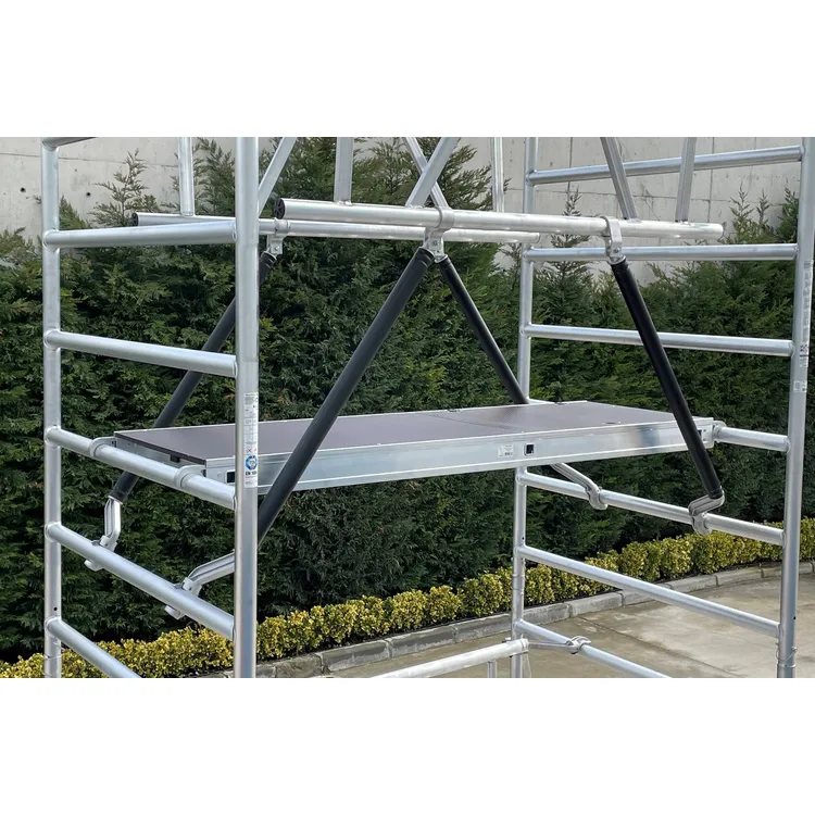 Torre Móvel de Alumínio PERSUM Altezza Top L940 9,40 m 120×240 cm Torre Móvel de Alumínio PERSUM Altezza Top L940 9,40 m 120×240 cm