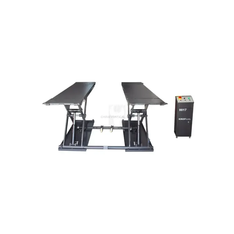 Elevador Tesoura Chão Hidráulico Amovível Kroftools 3Ton 2.2KW
