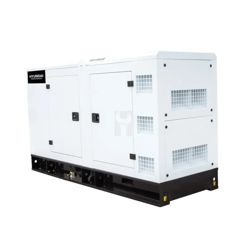 Grupo Electrogéneo Insonorizado Hyundai DHY110KSE 100kVA 400V Trifásico