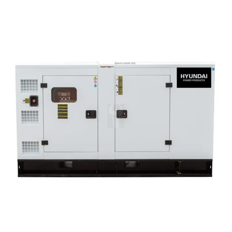 Grupo Electrogéneo Insonorizado Hyundai DHY110KSE 100kVA 400V Trifásico