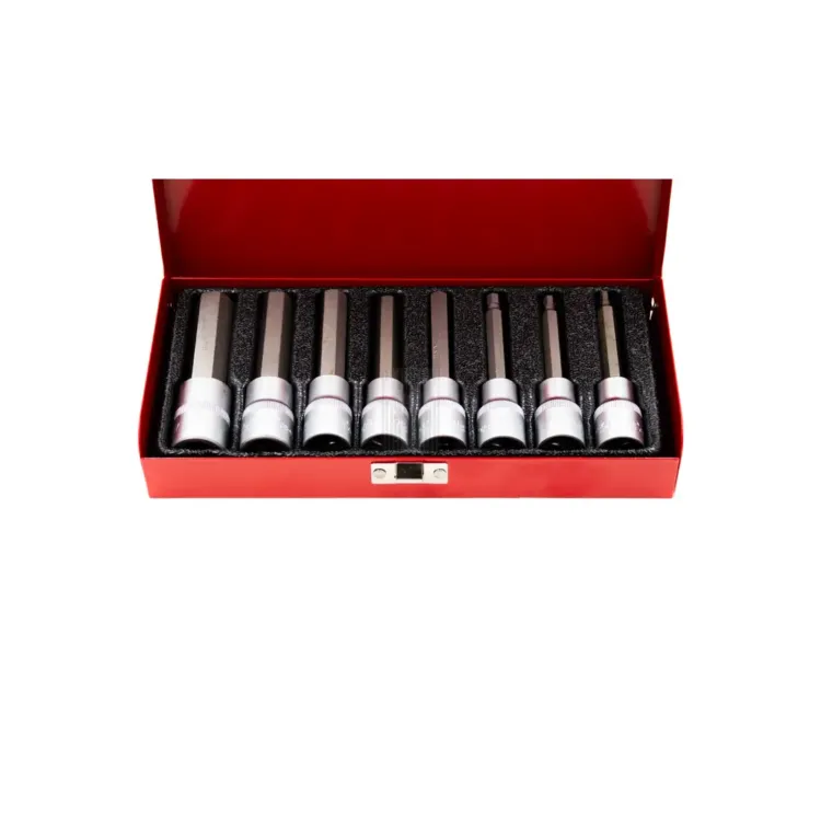 JG 08 CHAVES 1/2" C/ BIT HEX. LONGAS 4-17mm KROFTOOLS