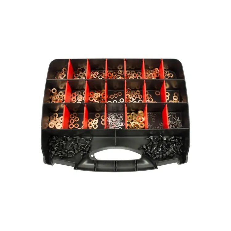 Sortido Anilhas Cobre Injetores Kroftools 551 Peças Sortido Anilhas Cobre Injetores Kroftools 551 Peças
