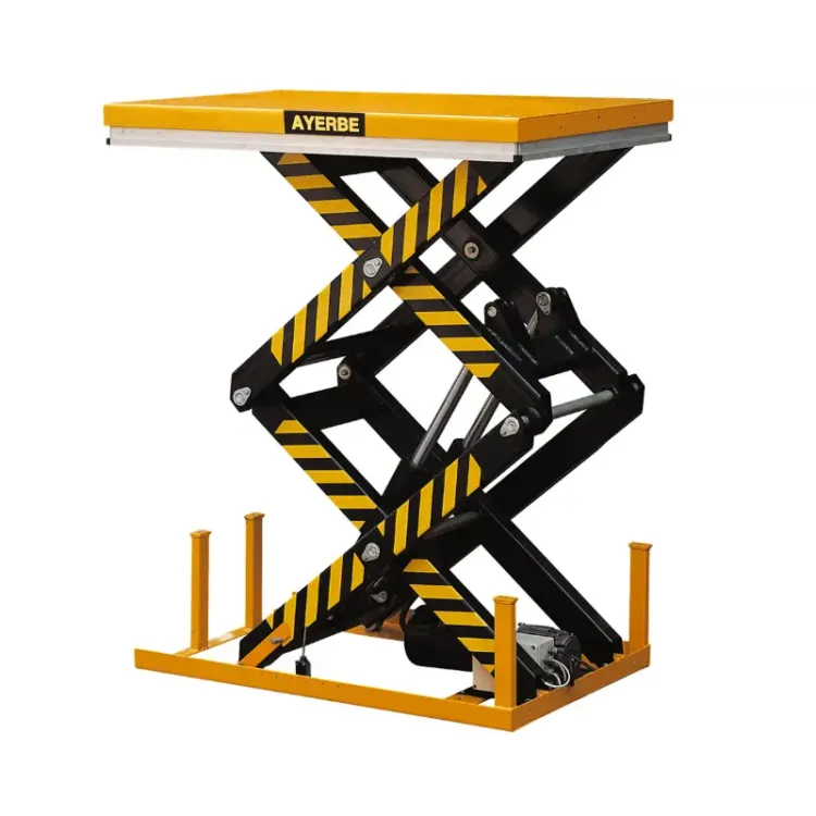 Plataforma Elevatória de Tesoura Dupla AYERBE 2000 Kg 400V