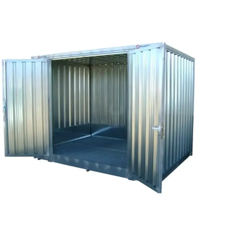 Casota Galvanizada ND 3.005x2.170x2.300mm com Bacia de Retenção 870L