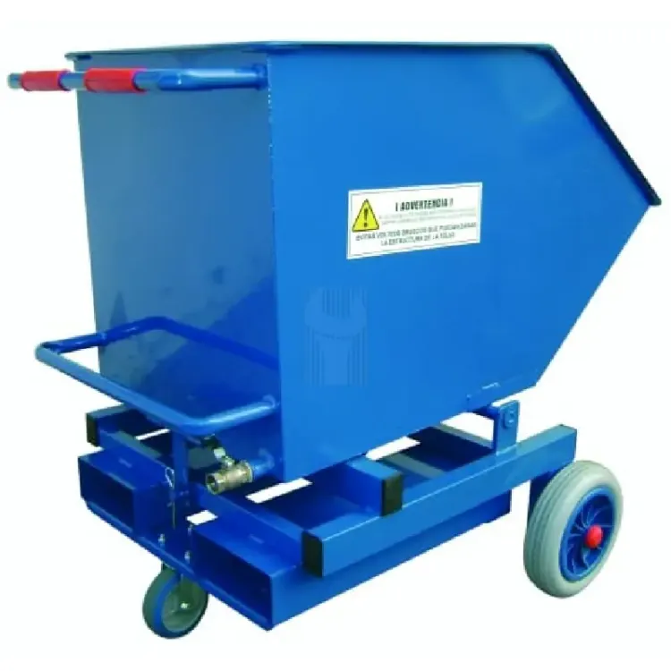 Contentor Basculante 300L com Torneira ND 500kg 1200x820x985mm