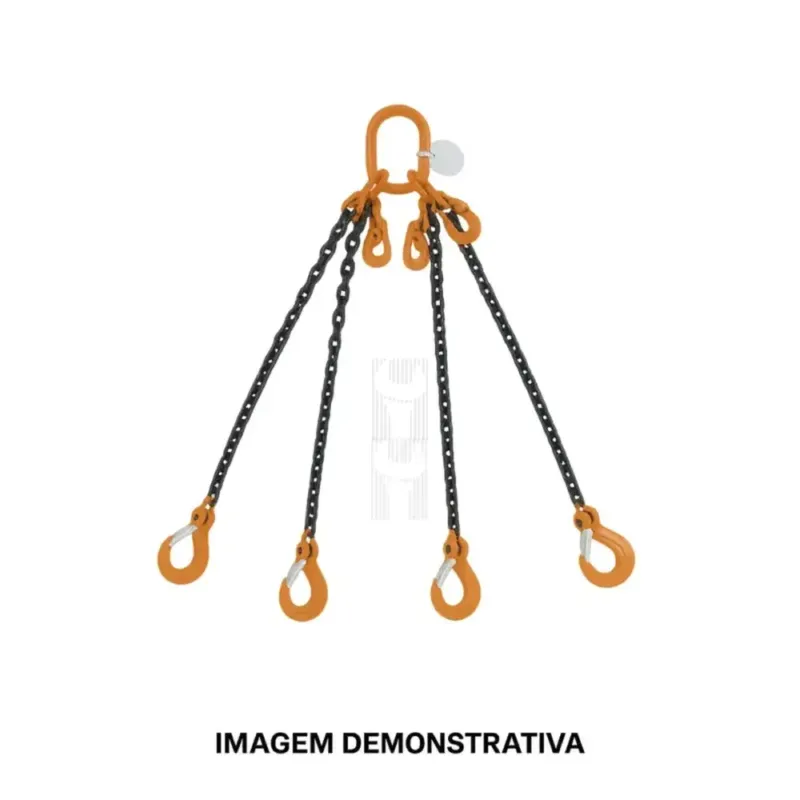 LINGA 4 RAMAIS 3M 6.61T G80-10MM SPA