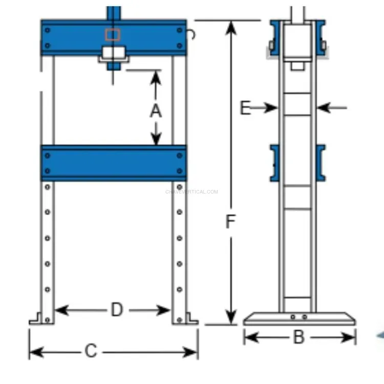 Prensa Hidropneumática POWERED PPSP12 12 T