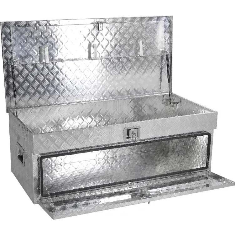 Caixa de Alumínio HEAVYWARE HATB400 1350x630x470mm 399L Caixa de Alumínio HEAVYWARE HATB400 1350x630x470mm 399L