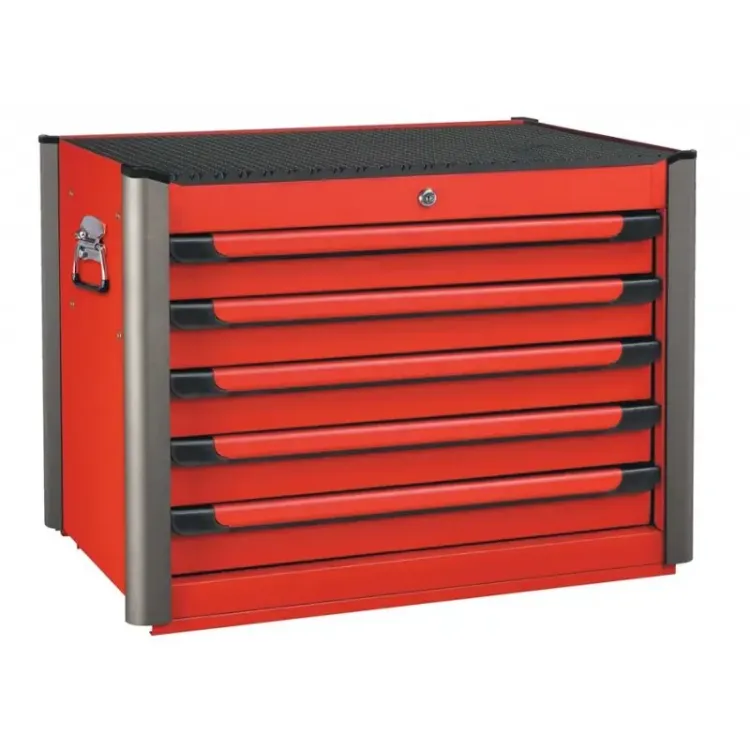 Caixa de Ferramentas FORCE 5 Gavetas Vermelha 69x46x49cm Caixa de Ferramentas FORCE 5 Gavetas Vermelha 69x46x49cm