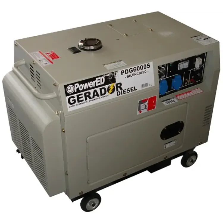 Gerador a Diesel POWERED 6000SN-3 230V/400V 5kW Insonorizado