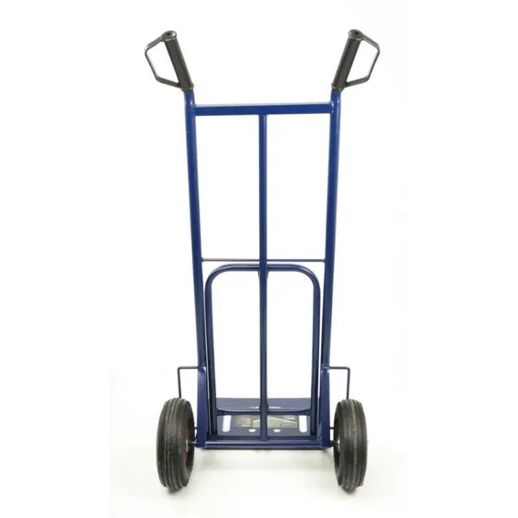 Carro de Armazém Extensível em Aço MADER 250kg Rodas Pneumáticas 10"