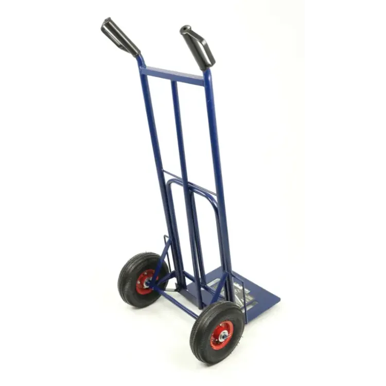 Carro de Armazém Extensível em Aço MADER 250kg Rodas Pneumáticas 10"