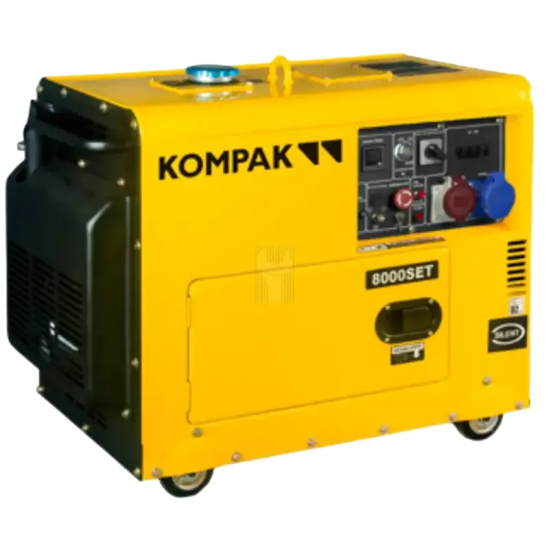 Gerador Diesel Trifásico KOMPAK 8000SE-T 7.9kVA 400V/230V
