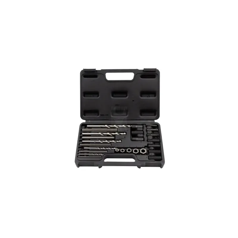 JOGO DE EXTRATOR PERNOS C/ 25 Pcs KROFTOOLS JOGO DE EXTRATOR PERNOS C/ 25 Pcs KROFTOOLS