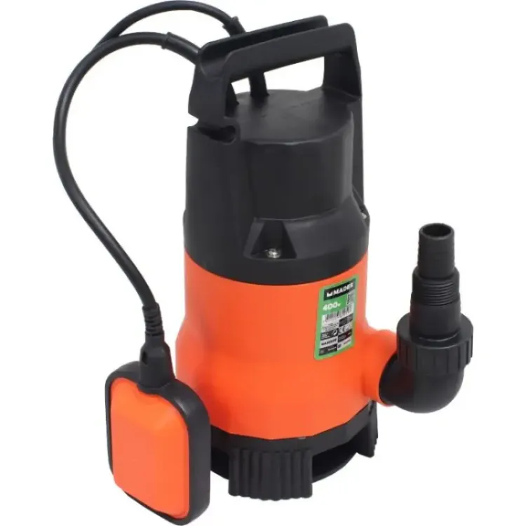 Bomba Submersível de Águas Sujas MADER 400W 7500L/h