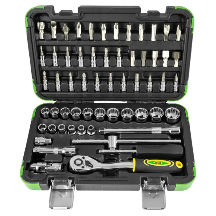 Caixa de Ferramentas 59 Peças JBM 3/8" 12 Faces