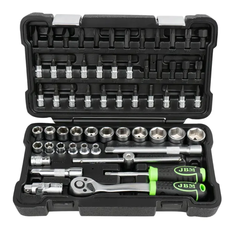 Estojo de Ferramentas JBM 3/8" com 59 Peças Hexagonais Zincado