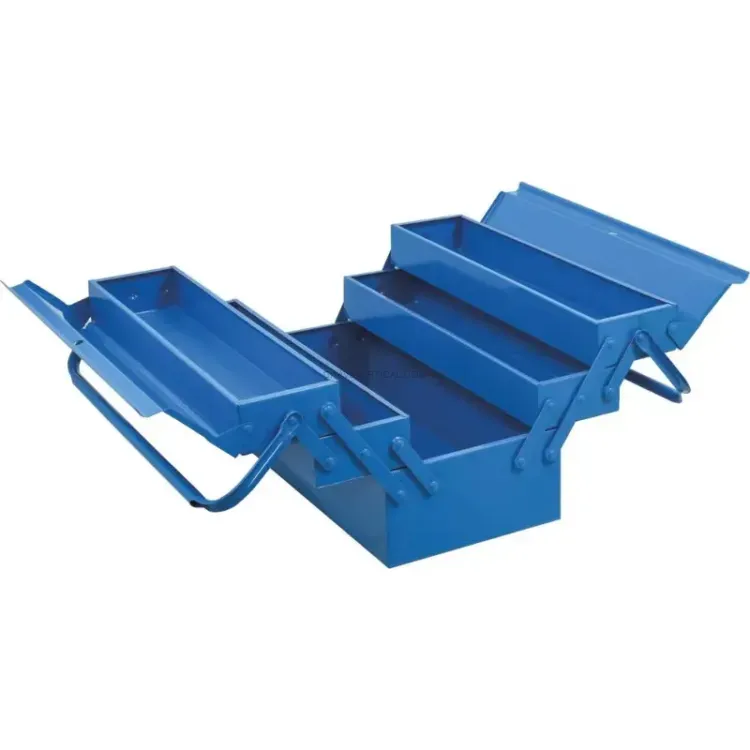 CAIXA METÁLICA P/ FERRAMENTAS 430x200x205 MM 5 COMPARTIMENTOS CAIXA METÁLICA P/ FERRAMENTAS 430x200x205 MM 5 COMPARTIMENTOS