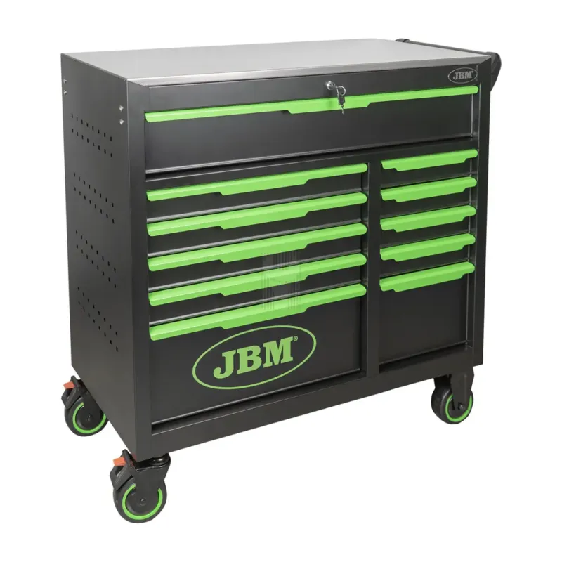 Carro de Ferramentas JBM 11 Gavetas 93kg Aço Inoxidável Carro de Ferramentas JBM 11 Gavetas 93kg Aço Inoxidável