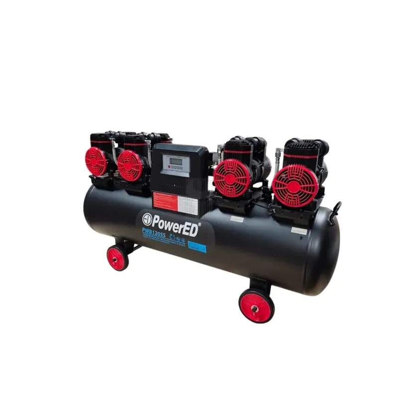 COMPRESSOR SILENCIOSO 120L 8BAR PWB120SS POWERED