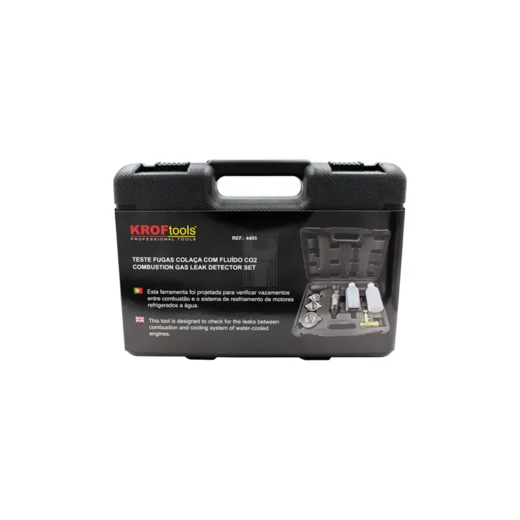 TESTE FUGAS COLAÇA FLUÍDO CO2 KROFTOOLS