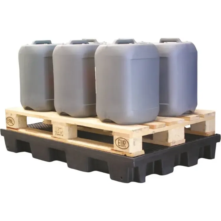 Bacia de Retenção DRAKKAR 120L em Polietileno para 1 Palete Bacia de Retenção DRAKKAR 120L em Polietileno para 1 Palete