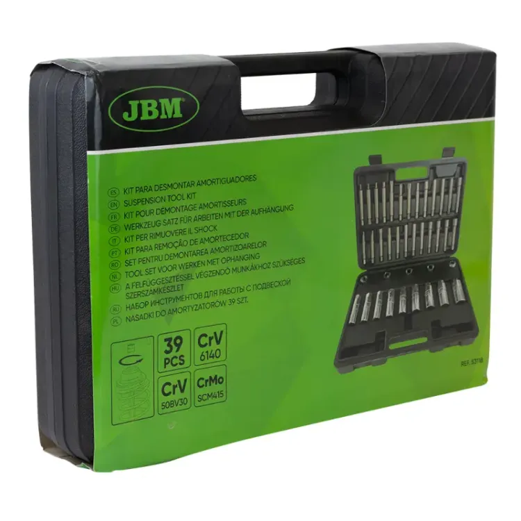 Kit para Remoção de Amortecedor JBM 39 Peças em CRV e CRMO