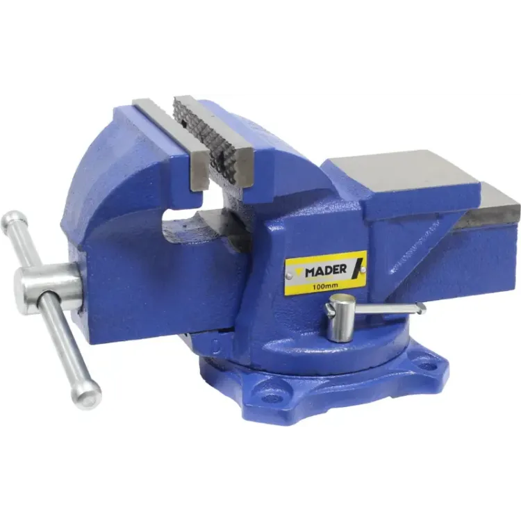 Torno de Bancada MADER 150mm Base Rotativa Aço Torno de Bancada MADER 150mm Base Rotativa Aço