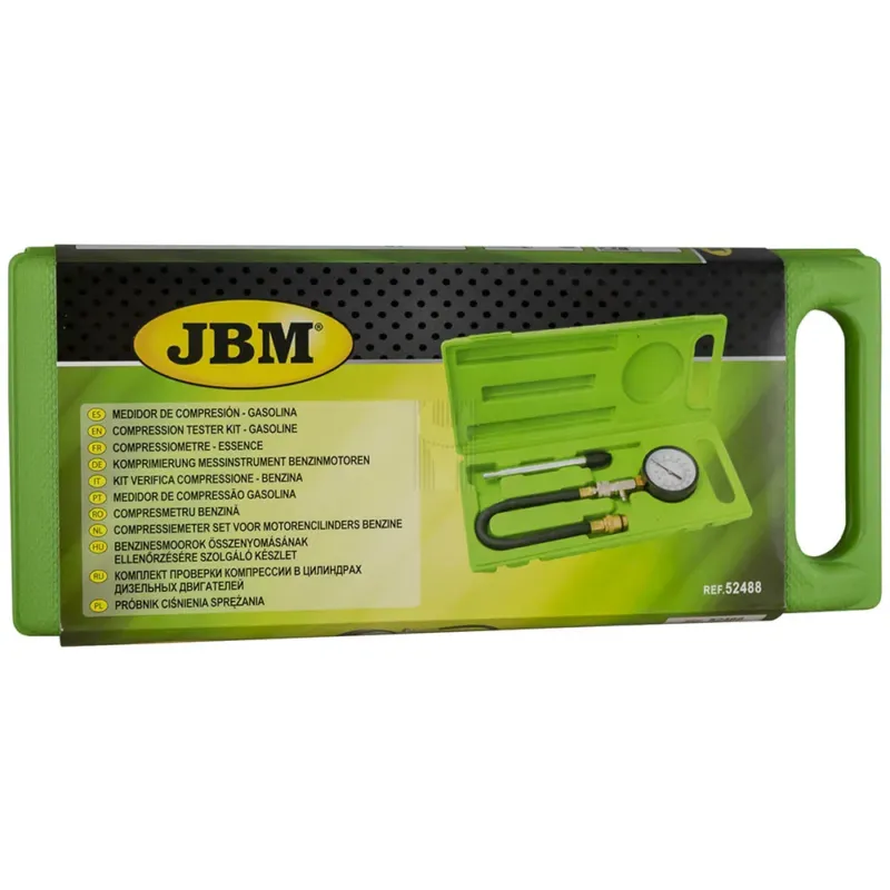 Jogo Compressímetro Gasolina JBM 0-21 Bar 0-300 PSI