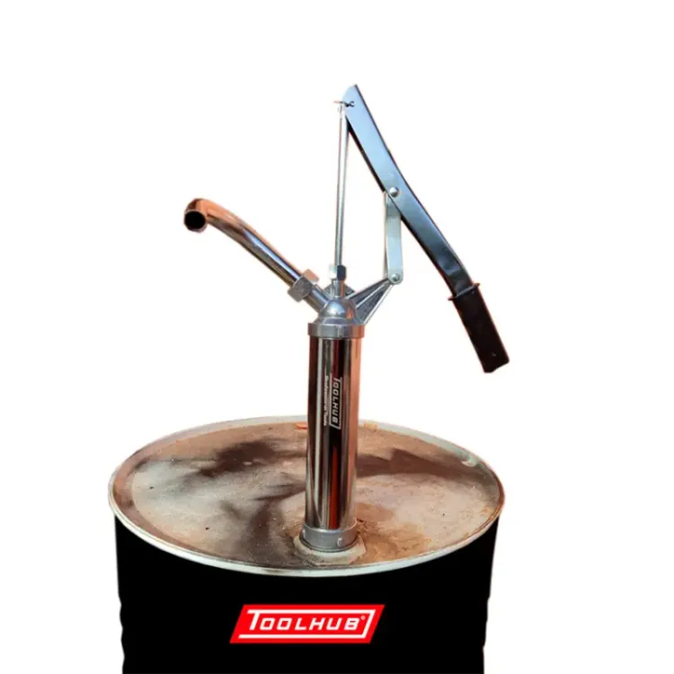 Bomba Manual de Óleo para Bidões TOOLHUB Tubo Telescópico 44,5-76cm