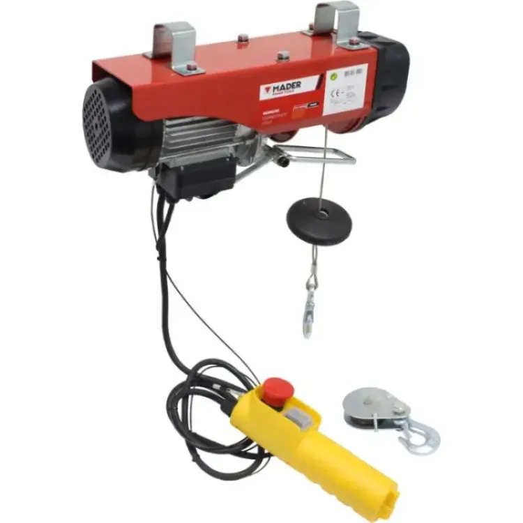 Guincho Elétrico MADER B-200 230V 100/200kg 12m/6m