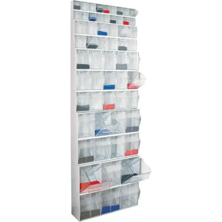 Armário de Arrumação 11 Módulos com 59 Gavetas Basculantes Tayg 600x244x1779mm