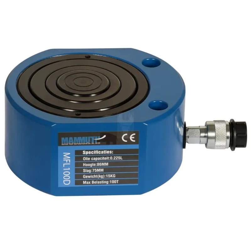 CILINDRO PLANO DUPLO 100T CURSO 75MM MAMMUTH CILINDRO PLANO DUPLO 100T CURSO 75MM MAMMUTH