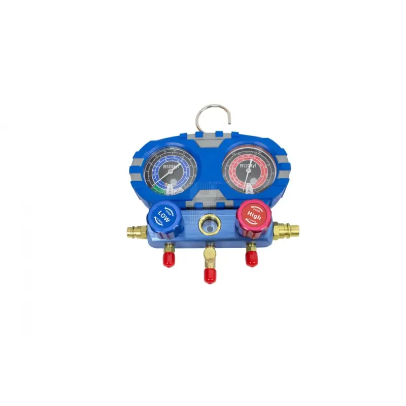 Conjunto Manómetros A/C R1234YF KROFTOOLS 800-4000 PSI