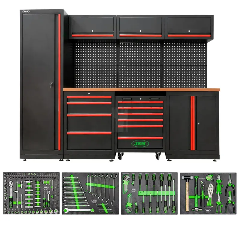 Conjunto móveis modulares 18 peças JBM Vermelho