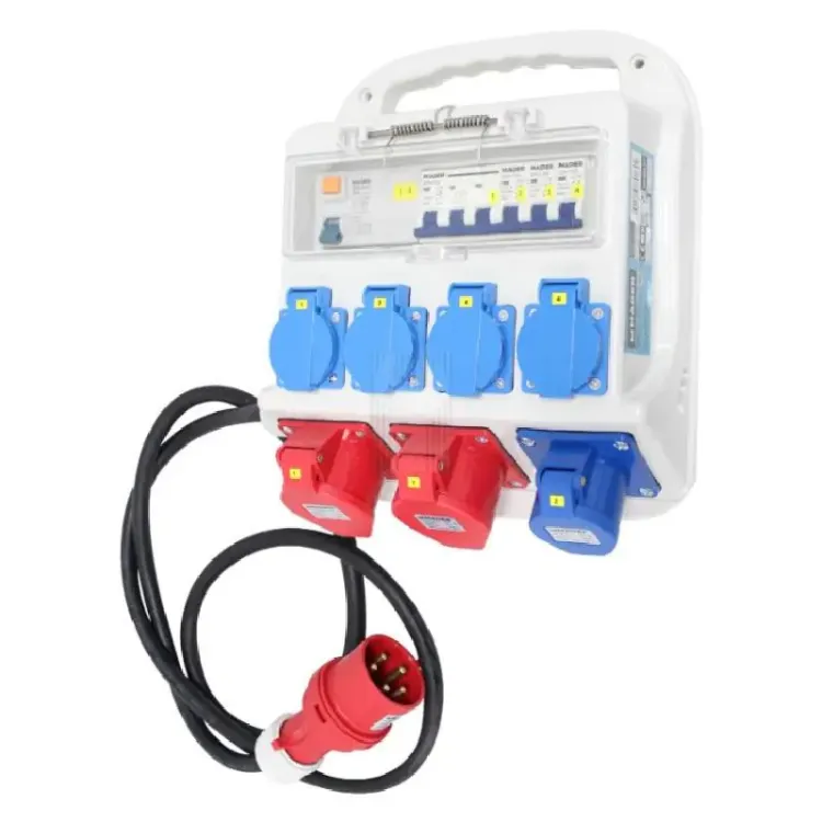 Quadro Elétrico Monofásico/Trifásico MADER 16A 415V/230V Quadro Elétrico Monofásico/Trifásico MADER 16A 415V/230V