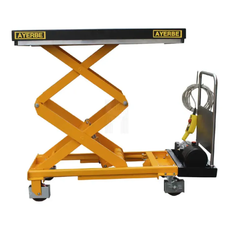 Mesa Hidráulica de Elevação Elétrica AYERBE AY-700-EMH 700kg 230V 1500mm