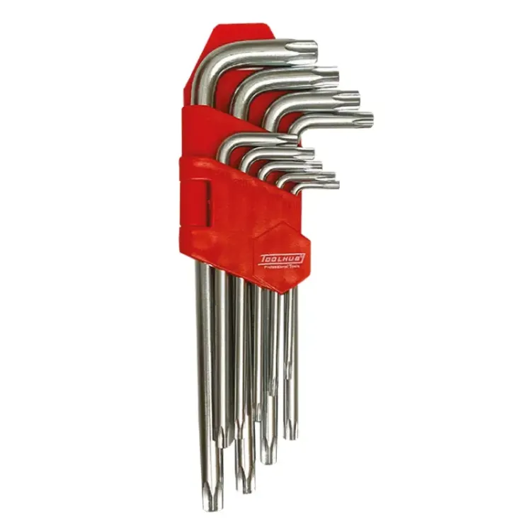 JOGO DE CHAVES DE TORX INVIOLÁVEIS 9 PÇS TOOLHUB JOGO DE CHAVES DE TORX INVIOLÁVEIS 9 PÇS TOOLHUB