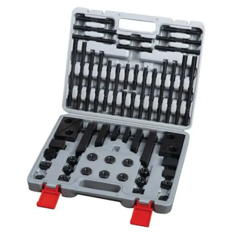 Conjunto de Ferramentas de Fixação SPW 10 OPTIMUM 58 Peças T-Slot 12mm M10 Conjunto de Ferramentas de Fixação SPW 10 OPTIMUM 58 Peças T-Slot 12mm M10