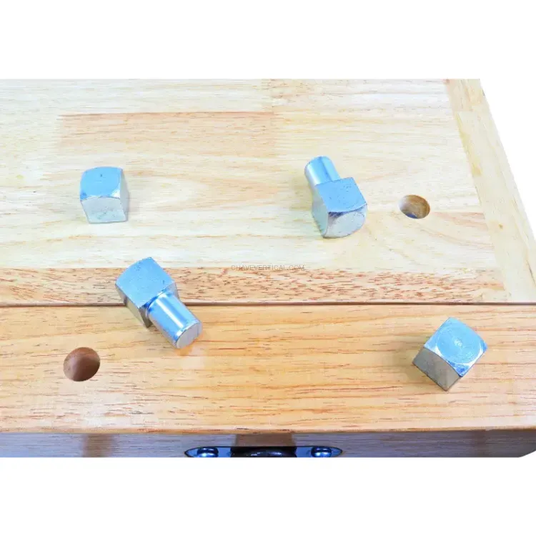 Mesa de Carpinteiro MADER 126cm Madeira de Borracha 100kg