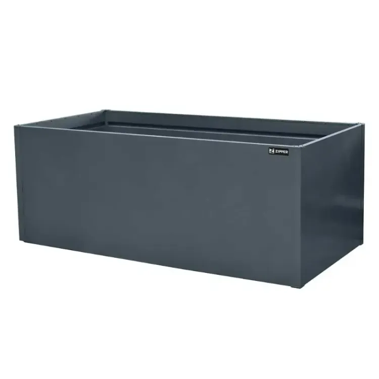 Canteiro Elevado de Jardim ZIPPER Antracite 200x100x76cm Canteiro Elevado de Jardim ZIPPER Antracite 200x100x76cm