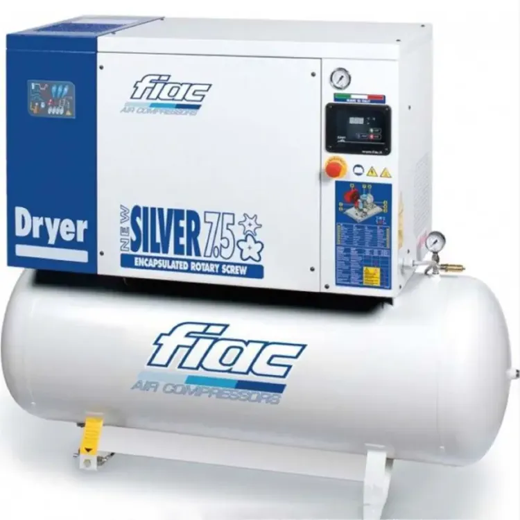 Compressor de Parafuso FIAC Newsilver D7,5/300 7.5HP 400V com Secador Compressor de Parafuso FIAC Newsilver D7,5/300 7.5HP 400V com Secador