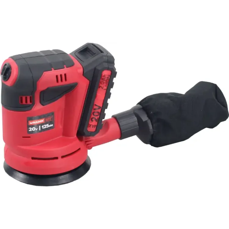 LIXADORA A BATERIA 20V 2AH 125MM ROTATIVA MADER (3) LIXADORA A BATERIA 20V 2AH 125MM ROTATIVA MADER (3)