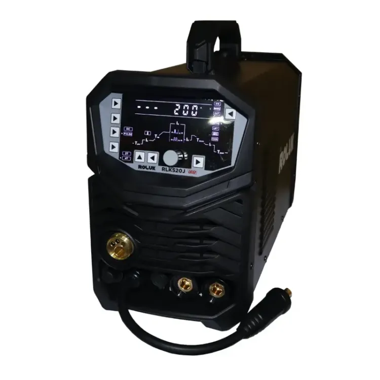 Máquina Multifunções Inverter ROLUK 520J MIG/TIG/MMA 220V