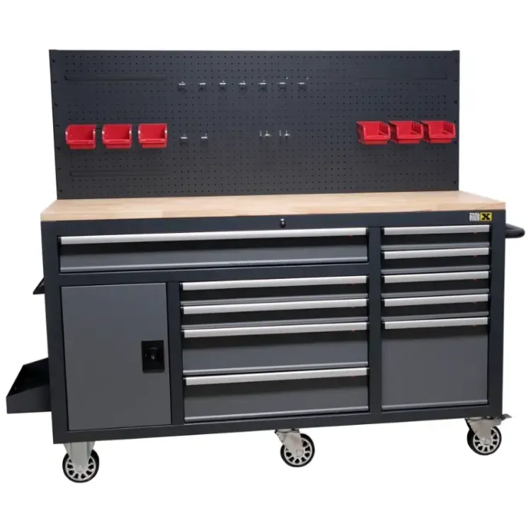 Bancada de Trabalho com Rodas e Painel TOOLBOX4YOU 1850x600 mm
