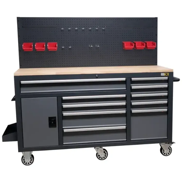 Bancada de Trabalho com Rodas e Painel TOOLBOX4YOU 1850x600 mm