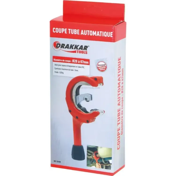 CORTADOR DE TUBOS AUTOMÁTICO 28 A 67MM PARA PVC E TUBOS DE ESCAPE
